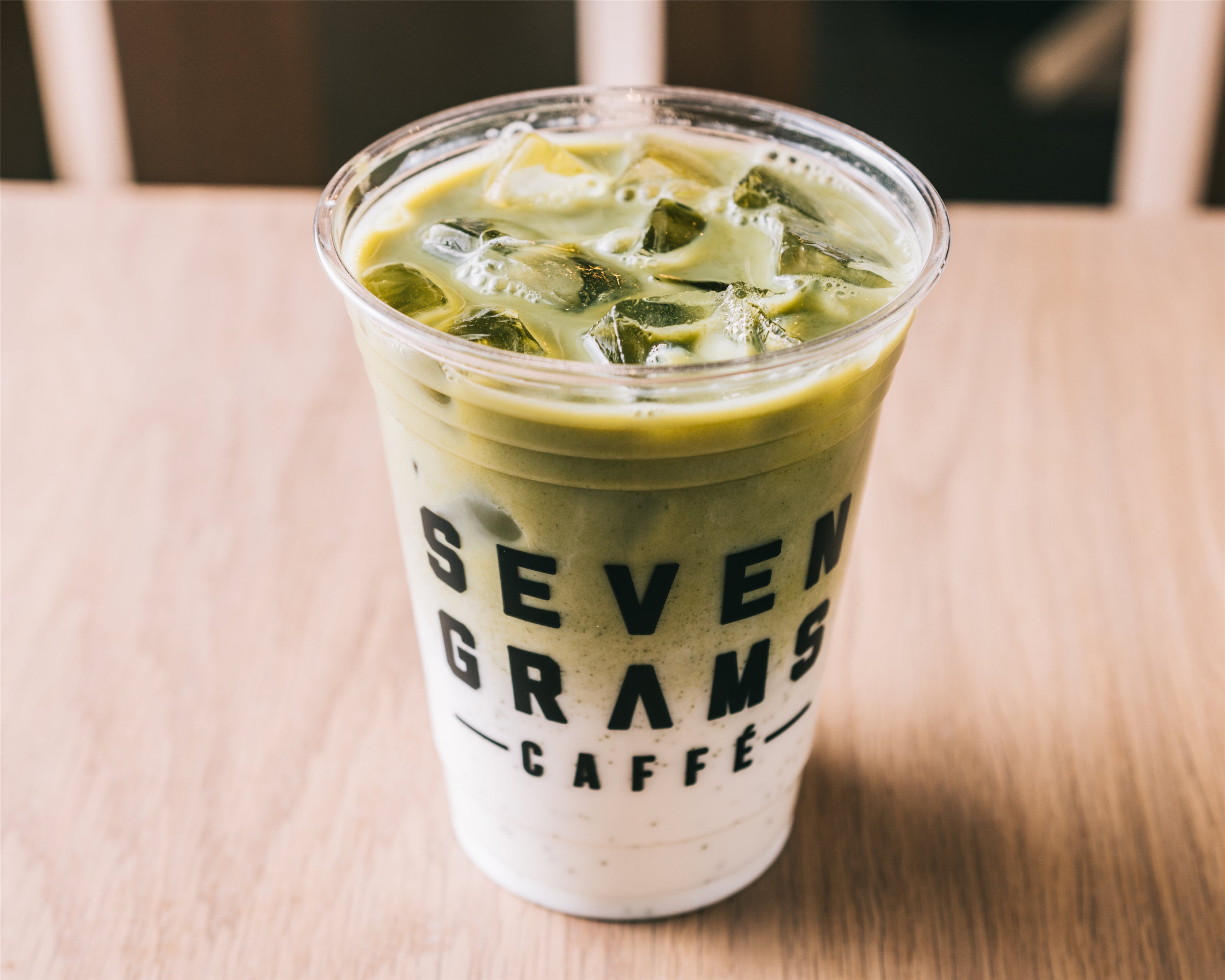 Iced Matcha Latte- (3 scoop matcha)